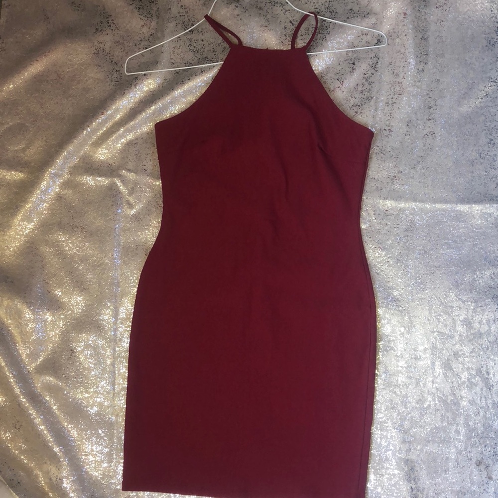 Maroon Mini Dress size Large